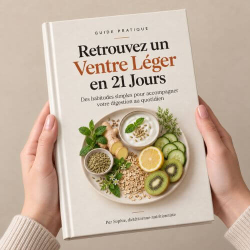 Guide : Ventre Léger en 21 Jours Par Sophie, diététicienne-nutritionniste