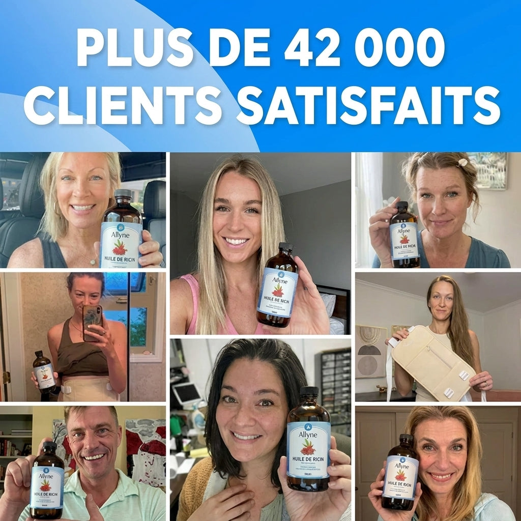 Ensemble de compresses d'huile de ricin Allyne™