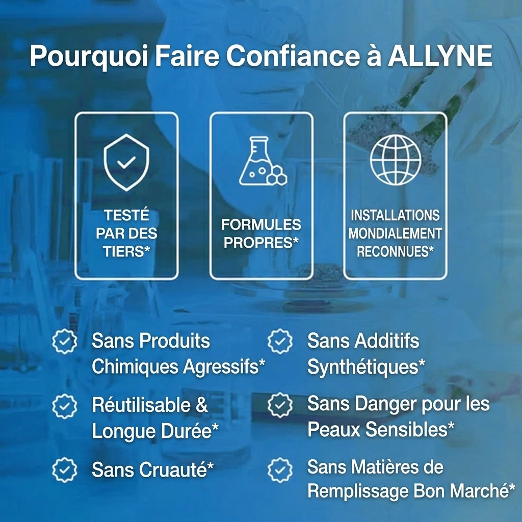 Ensemble de compresses d'huile de ricin Allyne™